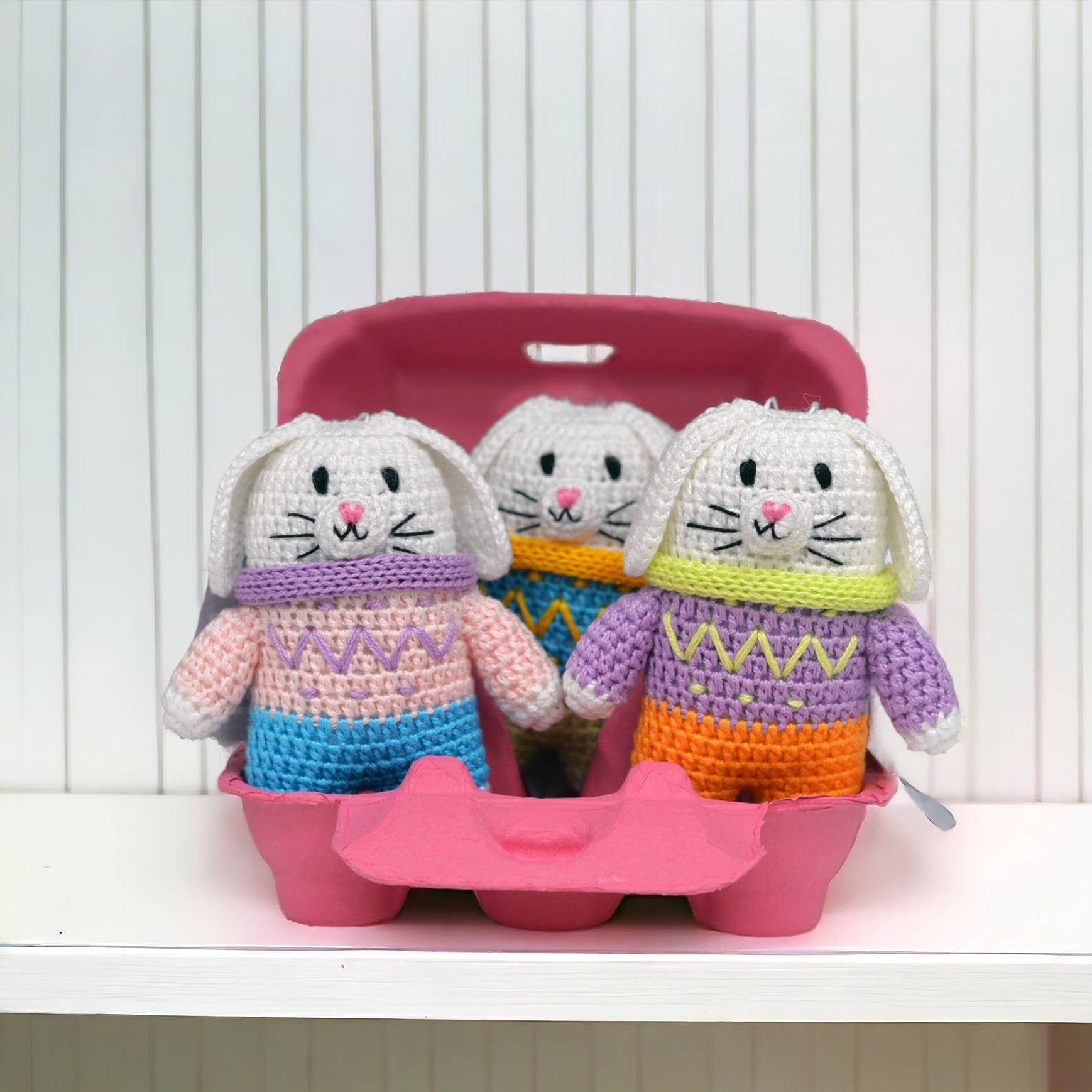 Melange Collection – Expositor de loja por atacado – Caixa pequena rosa para exibir ovos2