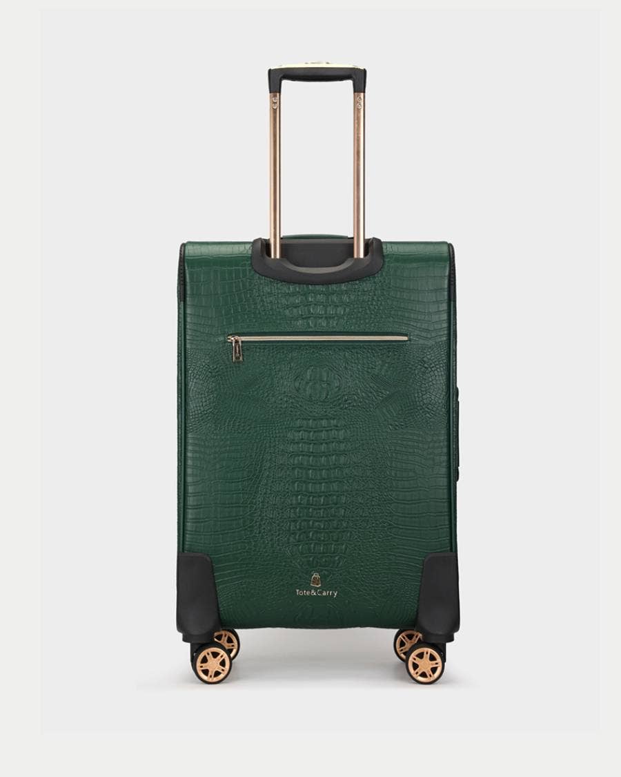 Tote&Carry - Wholesale Luggage - Apollo 2 Suitcase 2 Piece Set in Emerald Green4