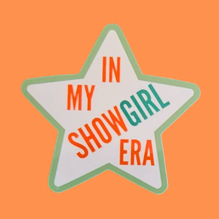 Stickers Showgirl Era stickers, Vinyl sticker Handmade for wholesale by sent with Pride