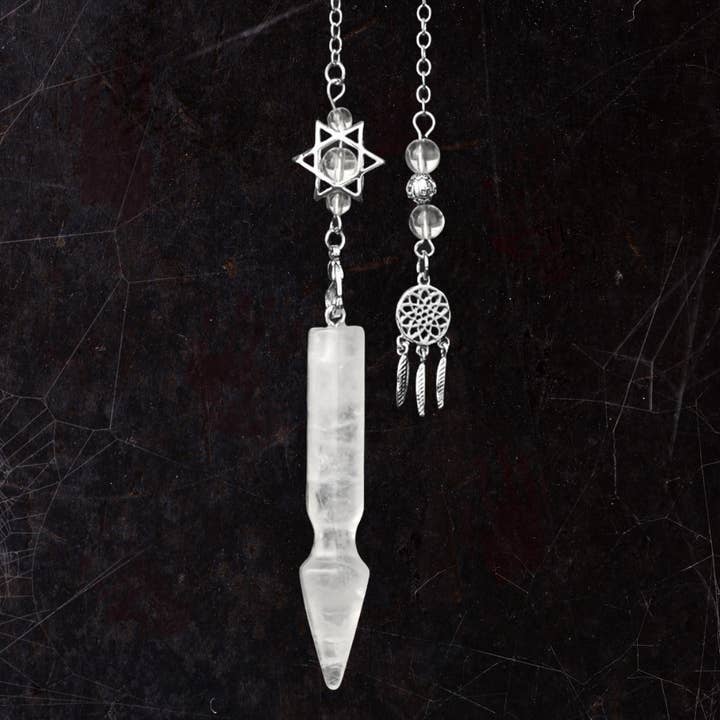novaxau - Wholesale Spiritual stone/crystal - Crystal Pendulum Cone Pendant for Meditation and Divination3
