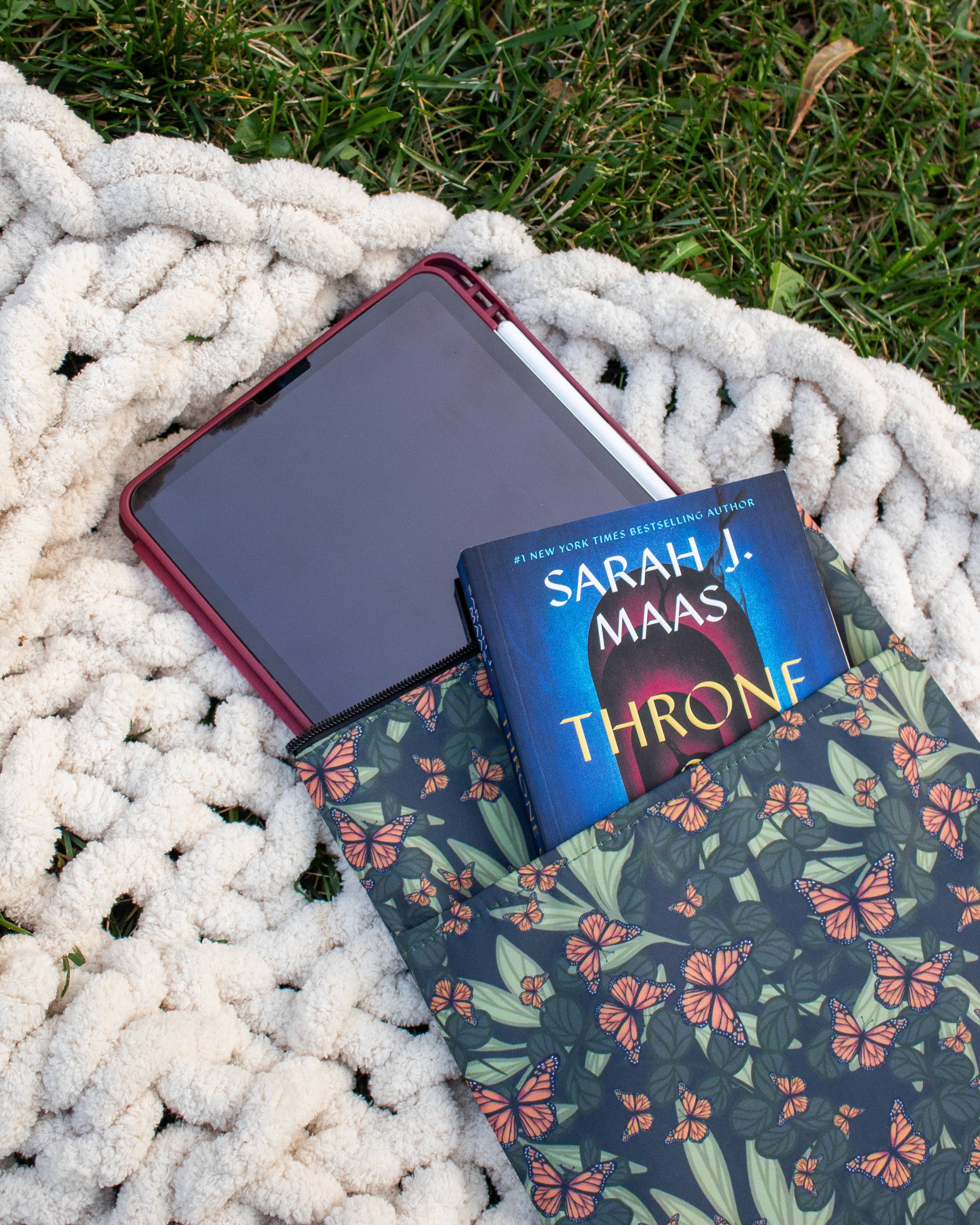 Meaggie Moos - Wholesale Book Cover - Book / Tablet Sleeve | Butterfly Garden11