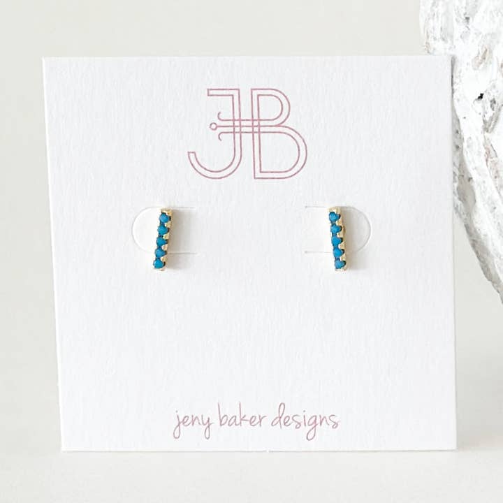 Talley Bar Studs for wholesale by Jeny Baker Designs