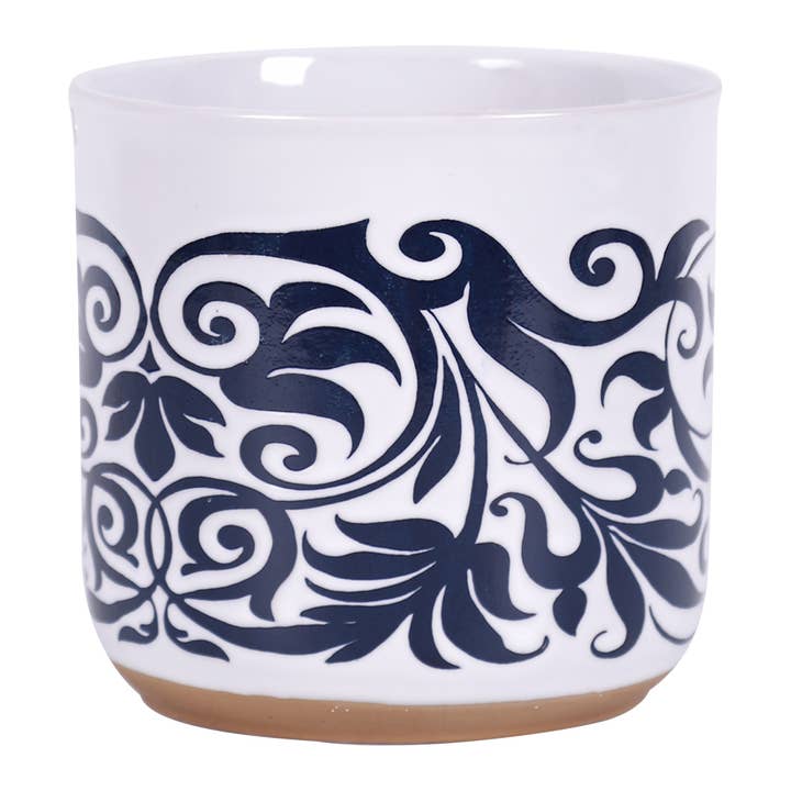 4.25 „Carmicle Garland Blumentopf für den Großhandel von Blue Sky Clayworks