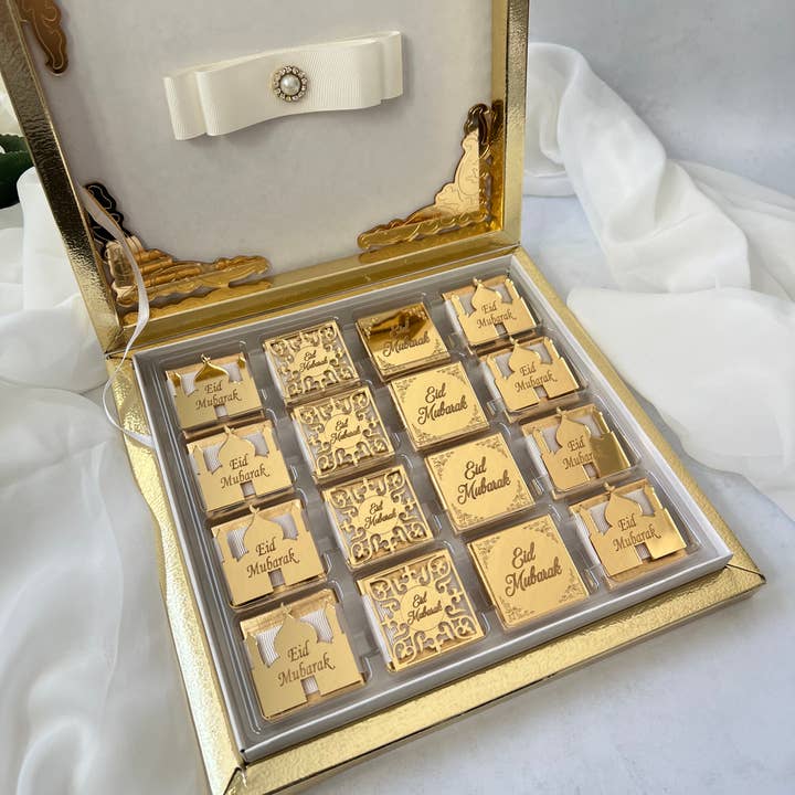 Uniq Favors - Wholesale Chocolate box - Ramadan Gift Chocolate, Islamic Gift, Gifts For Muslims