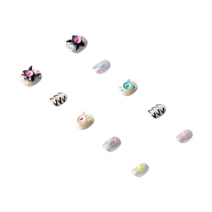 3H Luxury Handmade Press-on Nails - Haunted Cutie for wholesale by 3H Nails