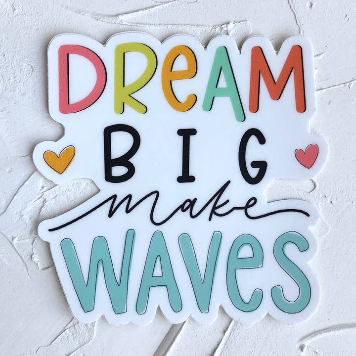 grand autocollant rêve pour la vente par Lovely Lettering Corner