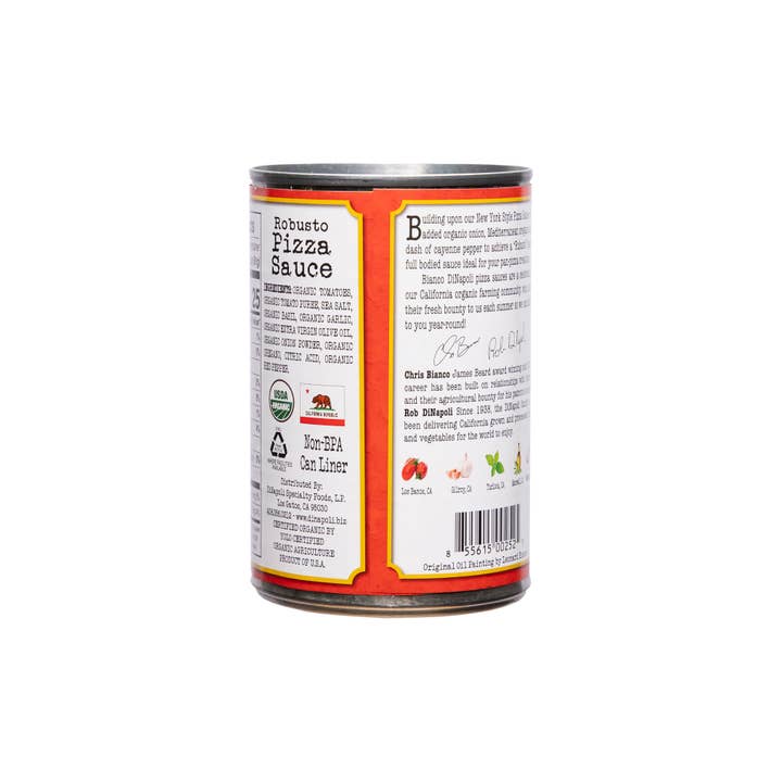 Bianco Dinapoli - Wholesale Sauce - Organic Robusto Pizza Sauce