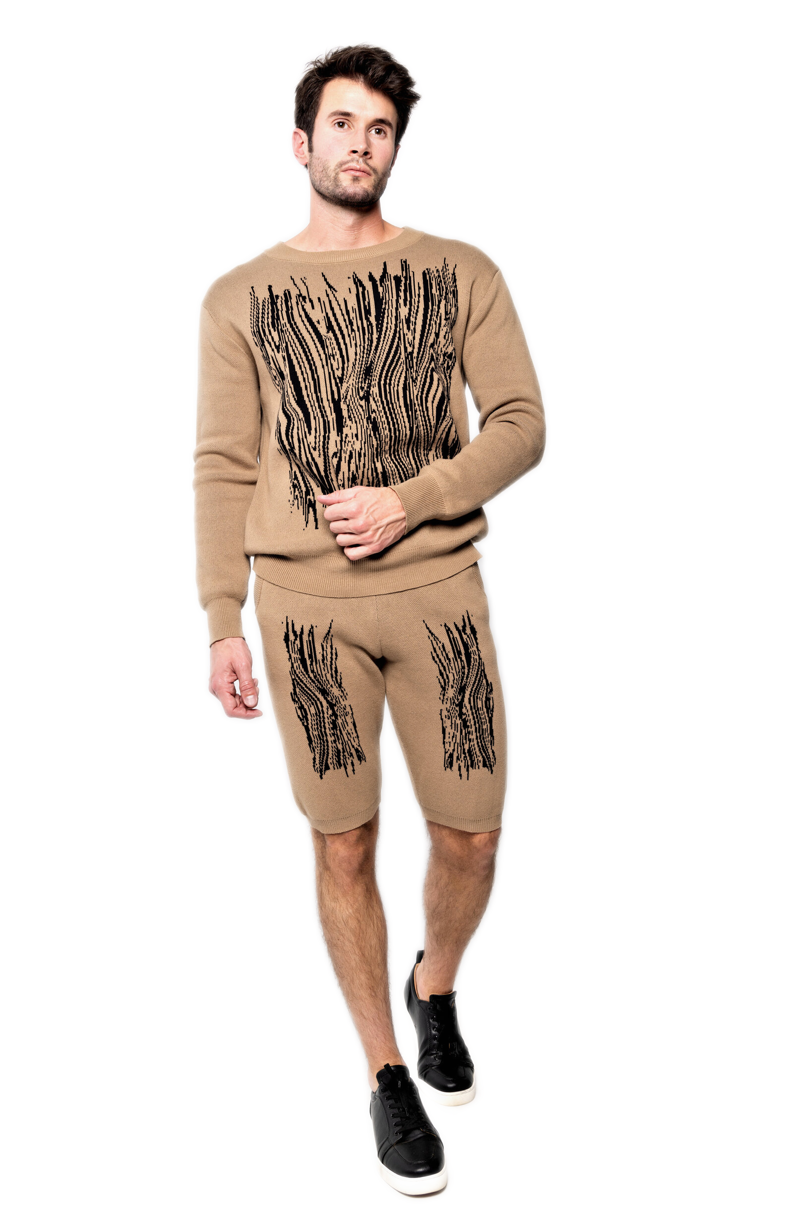 Dai Moda – wholesale Knitted jumper – Men′s – Caviar Sweater MP0