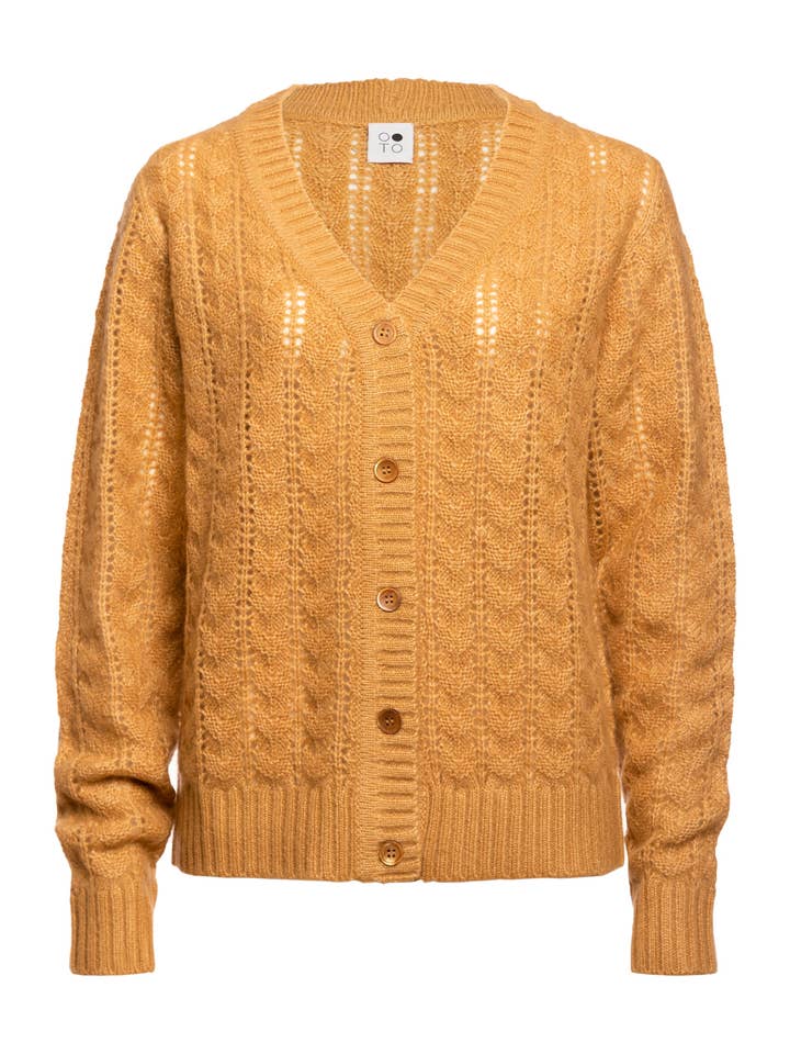 Amethyst Loose Fit Cardigan for wholesale by OO-TO