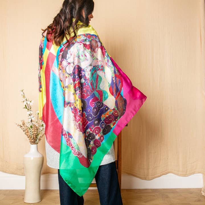 Tilley & Grace - Wholesale Scarf - Women's - Naked Ladies Large Silk Scarf