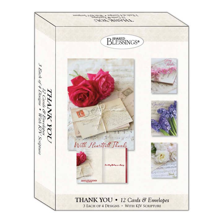 Crown Point Graphics - Wholesale Thank You Card - Thank You - Heartfelt Thanks Boxed Thank You Cards1