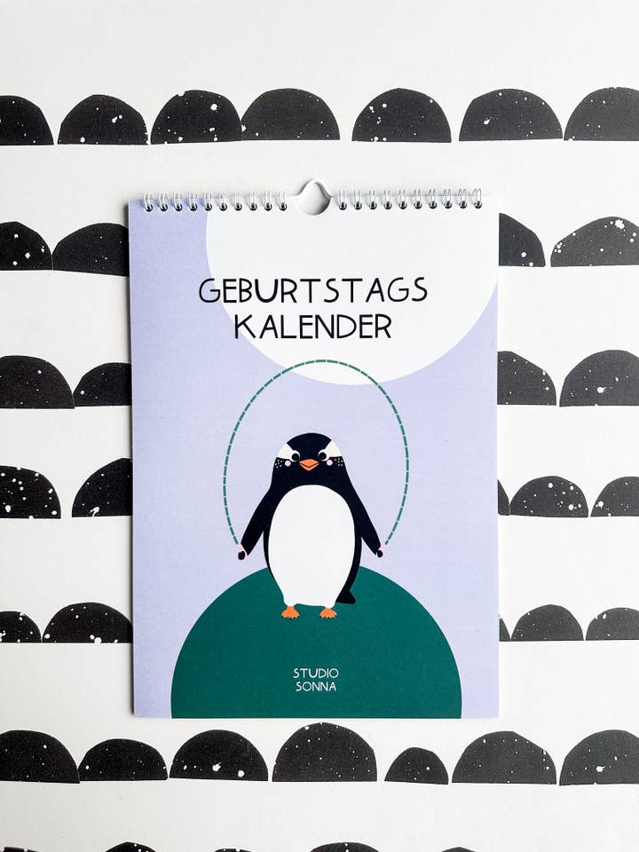 Calendrier d'anniversaire des animaux Calendrier perpétuel pour la vente par StudioSonna