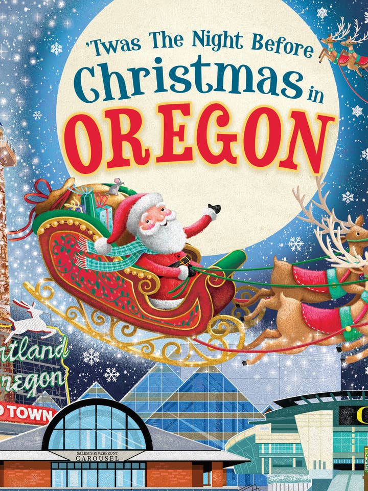 'Twas the Night Before Christmas in Oregon (HC) for wholesale by Sourcebooks