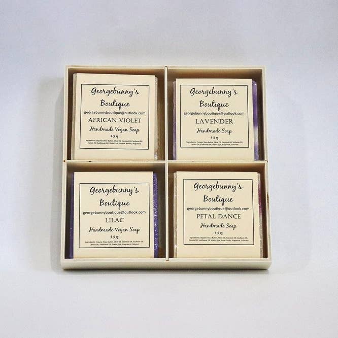 Blomster 4-pak for engroshandel hos Georgebunny's Boutique