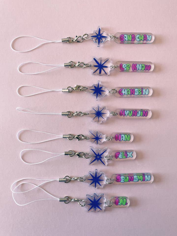 Stray Kids Rockstar Bias Phone Charm - Seoul Tangerine for wholesale by Fred Lanthier