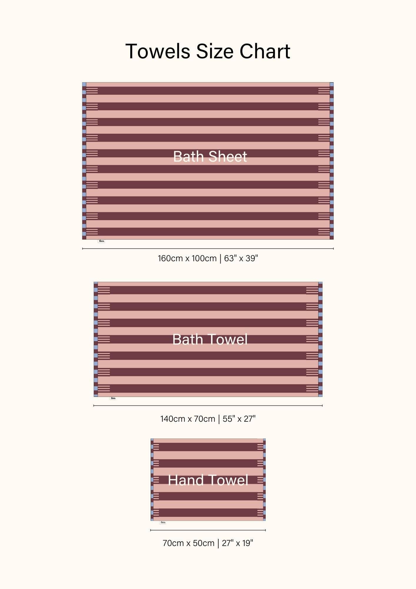 TBCo – wholesale Bath towel – Terry Cotton Towels in Rose Stripe1