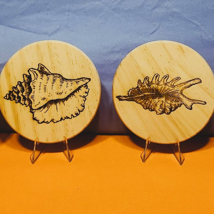 Seashells on the Beach for wholesale by Fiddler's Green Wood Working