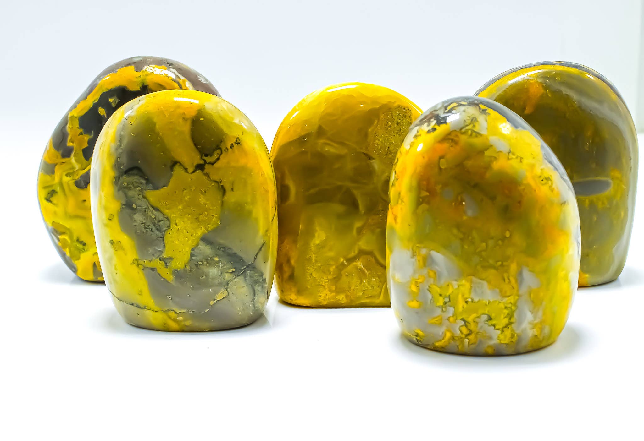 Quasar Gems USA - Wholesale Spiritual Stone/Crystal - Bumble Bee Jasper Free Form Standing1