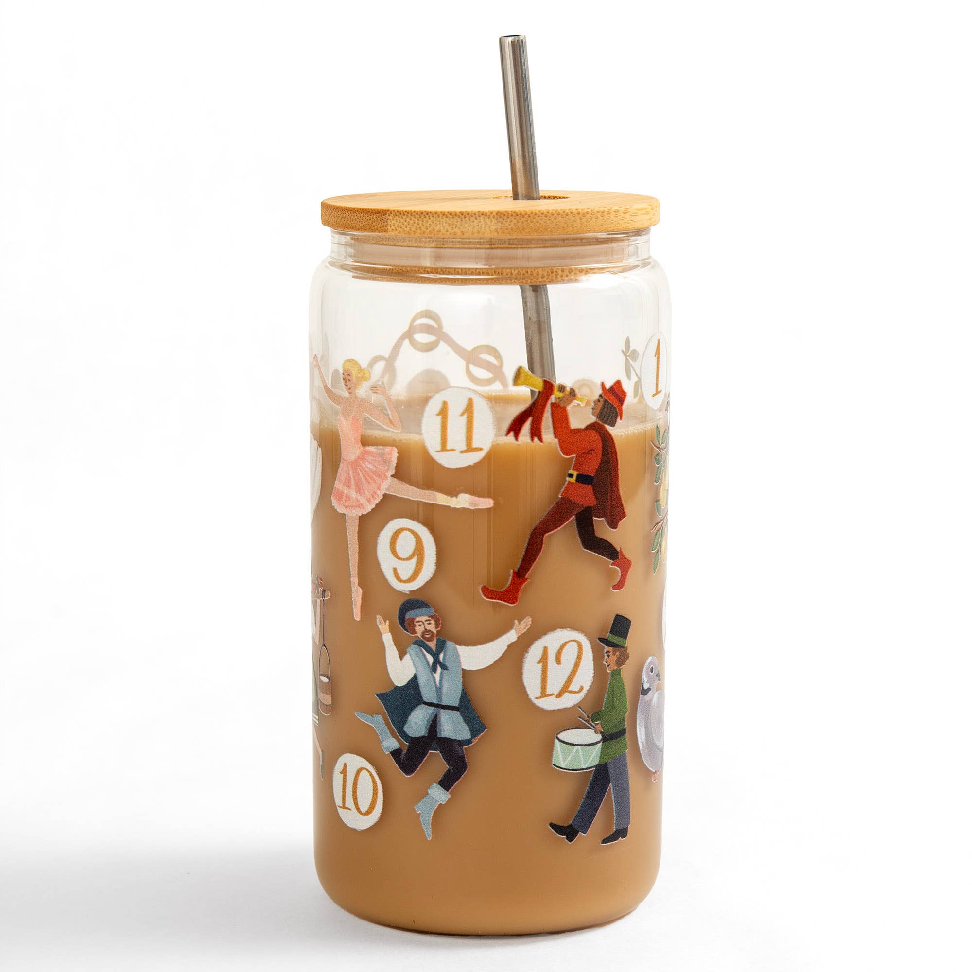 1canoe2 | One Canoe Two Paper Co. - Wholesale Drinking Glass/Cup - 12 Days Of Christmas Glass Can3