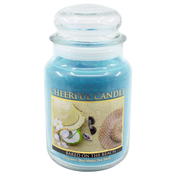 CHEERFUL CANDLE BACKED ON THE BEACH for wholesale by Arcucci Trade Srl