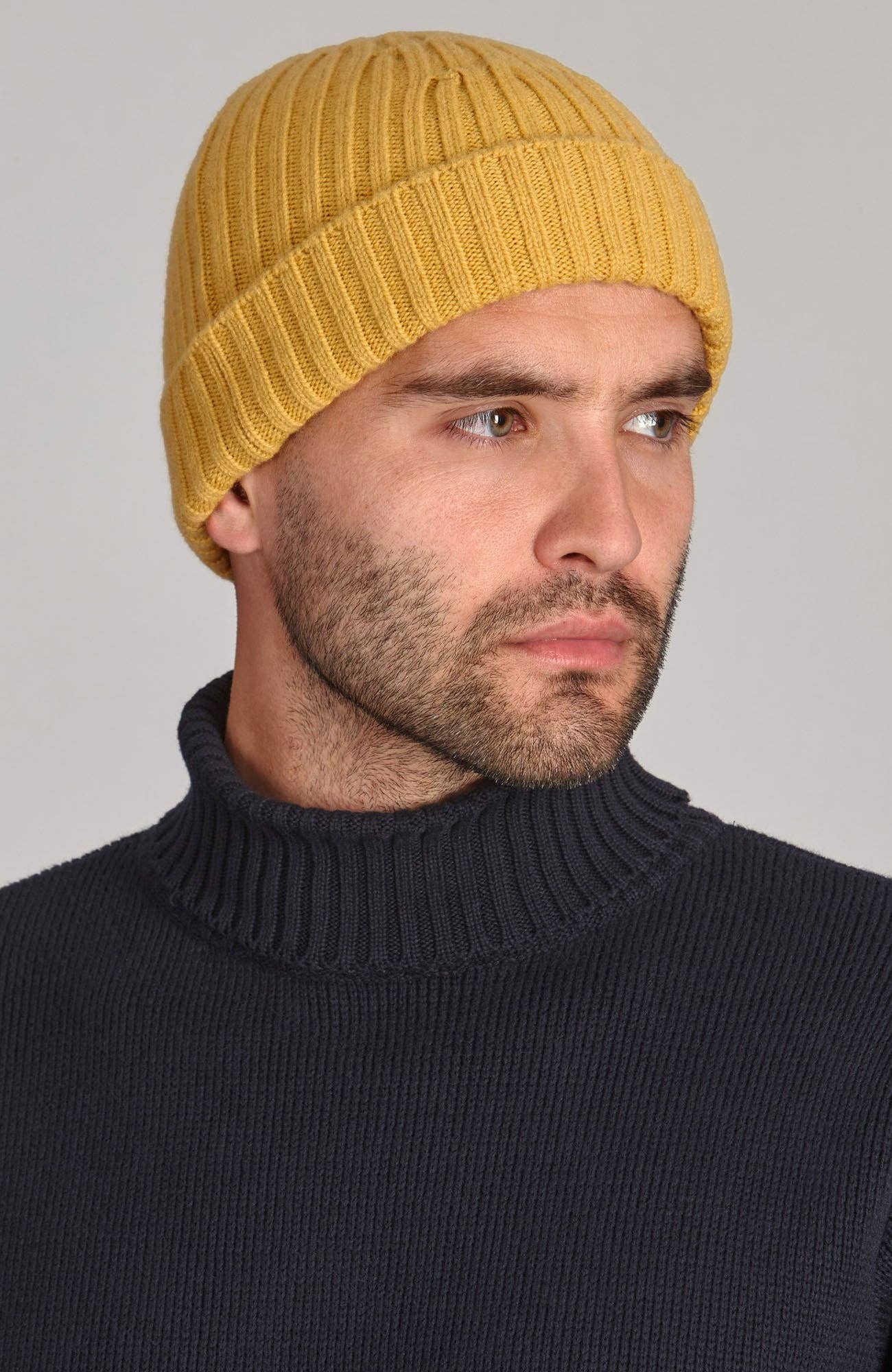 Paul James Knitwear - Wholesale Beanie - Men's - Heavyweight Merino Cashmere Ribbed Beanie20
