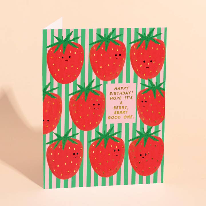 MEGA ICHIGO PARTY - Biglietto di Compleanno per la vendita all'ingrosso da parte di Carolyn Suzuki