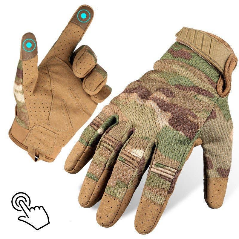 Ecovear - Wholesale Gloves - Unisex - Tactical Camouflage Touchscreen Cycling Gloves6