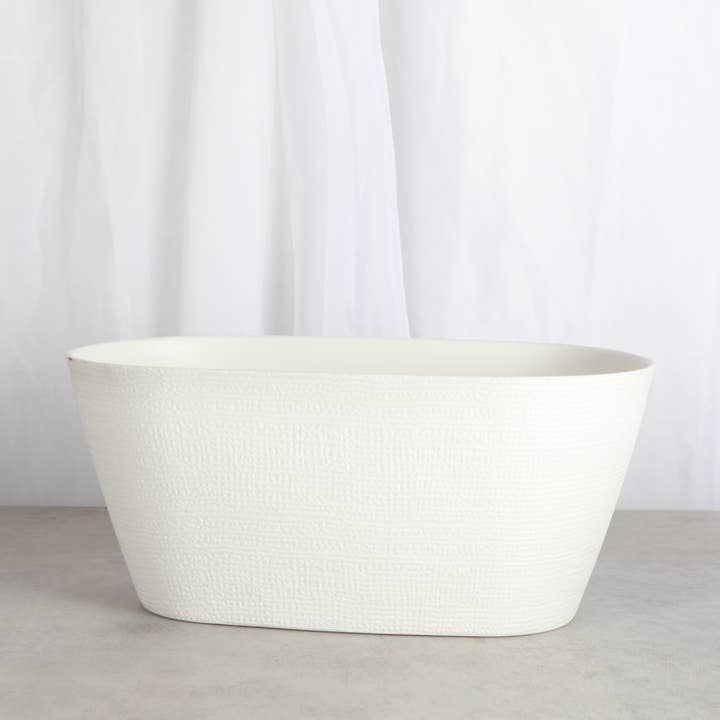 Thorsen's Greenhouse - Wholesale Plant Pot - Oval Planter - Plastic - 11" Long