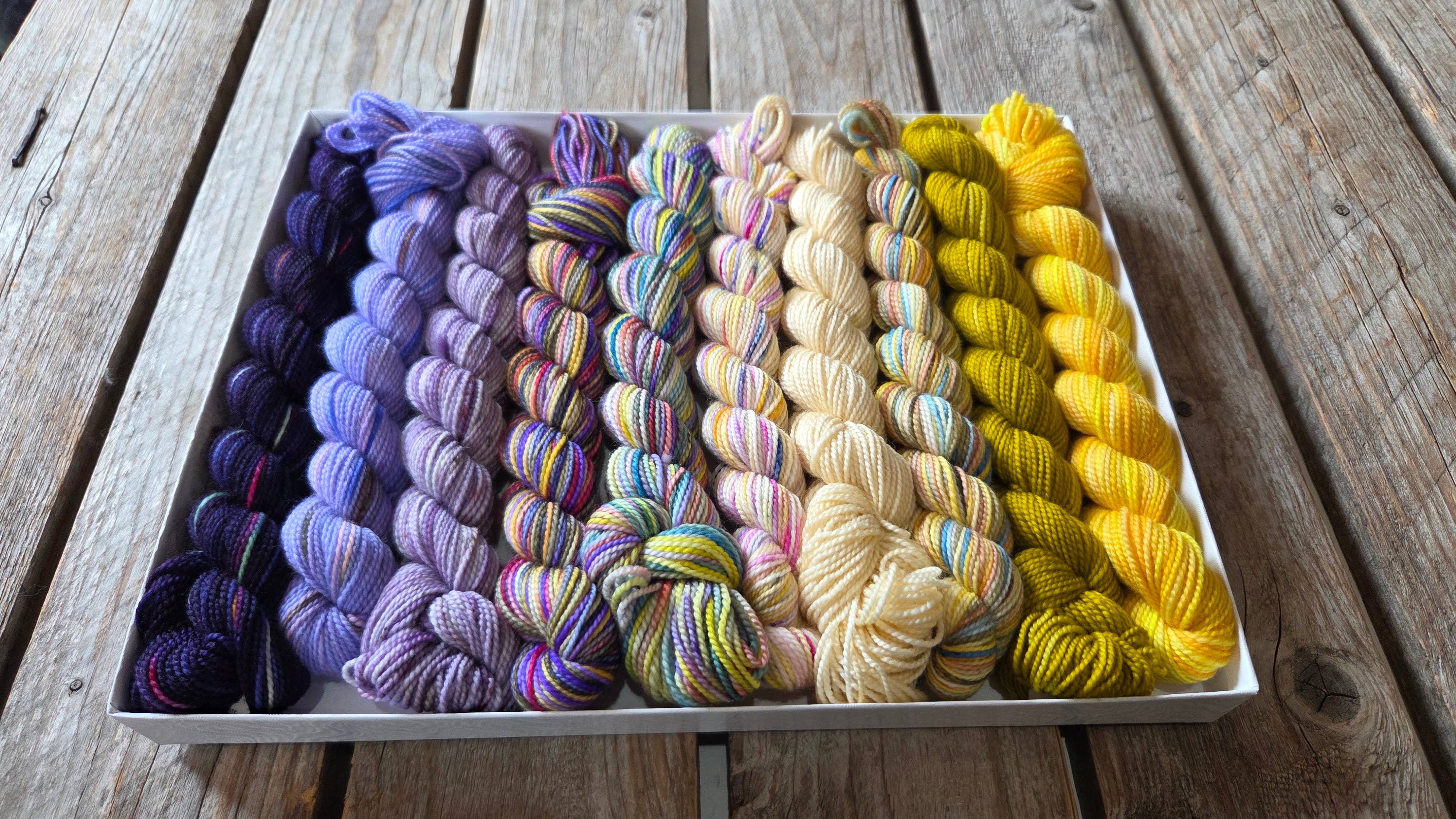 Koigu Wool Designs - Wholesale Yarn - Wibbly-Wobbly Scarf Mini Skein Sets (LYS DAY 2026)29