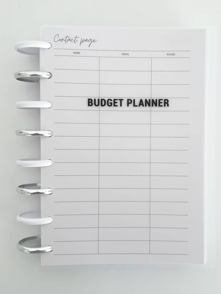 A5 Disc Budget Planner for wholesale by Christina Loves Planning