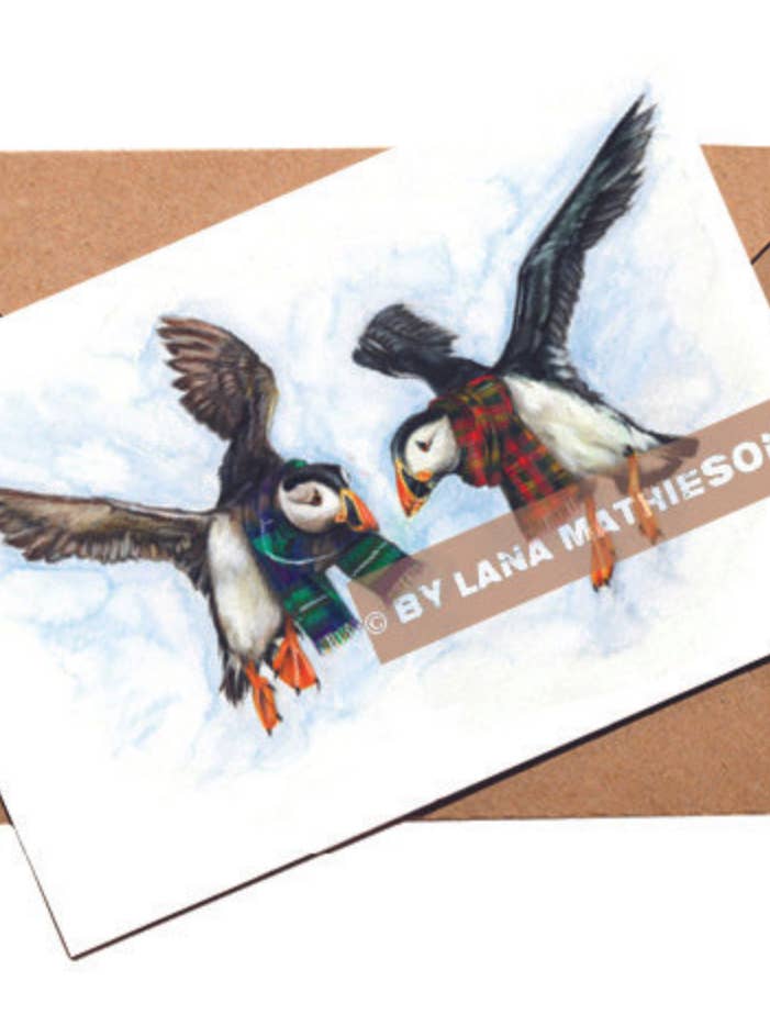 Flutter Away to The Isle of May (Greeting Card) for wholesale by Art by Lana Mathieson