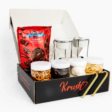 Krush Dates - Wholesale Chocolate Box - BESTSELLER! Chocolate Fondue Date Night Box for Two3