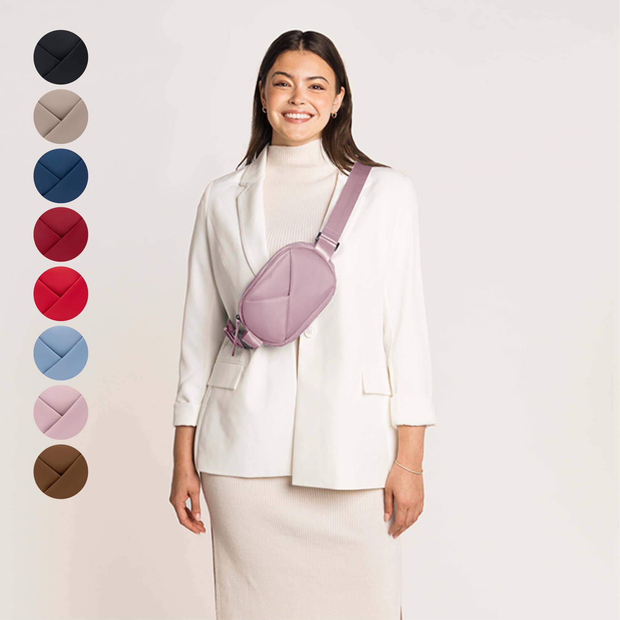 Lux and Nyx - Wholesale Belt Bag - Women's - Origami Belt Bag - Convertible Belt, Sling, & Crossbody Bag13