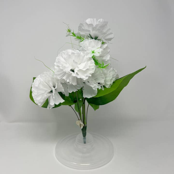 USA HomeMax - Wholesale Artificial flowers - 10pc Carnation Plastic Flowers Assorted Colors8