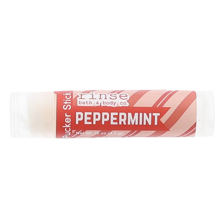 Rinse Bath Body Inc - Wholesale Lip Balm - Pucker Stick - Peppermint