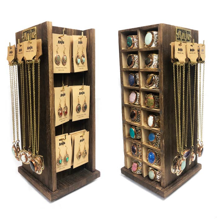 Anju Jewelry - Wholesale Jewelry Set - Mixed Metals Semi-Precious Stones All-In-One Prepack