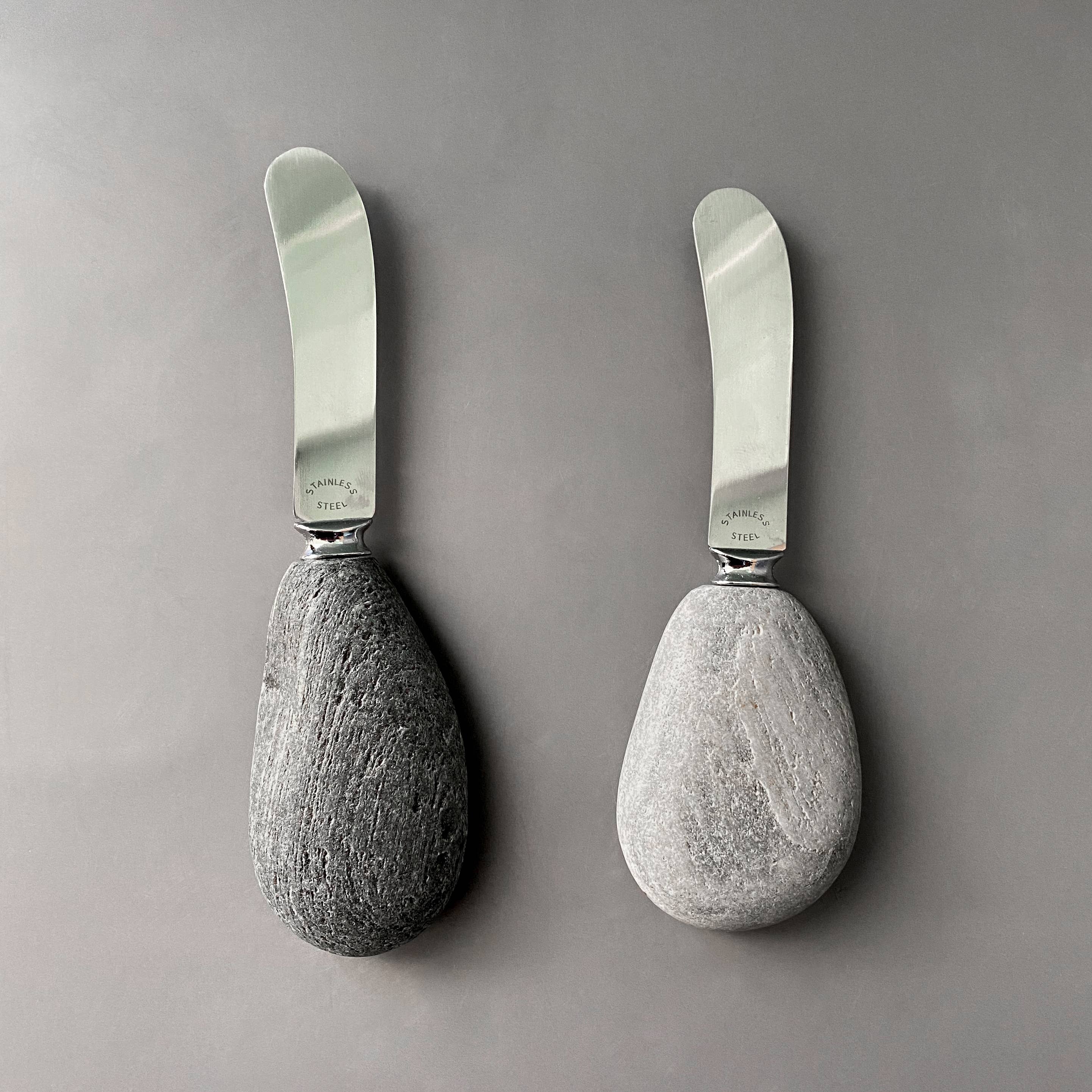 Funky Rock Designs - Wholesale Cheese Spreader - Ergonomic Stone Cheese Spreader