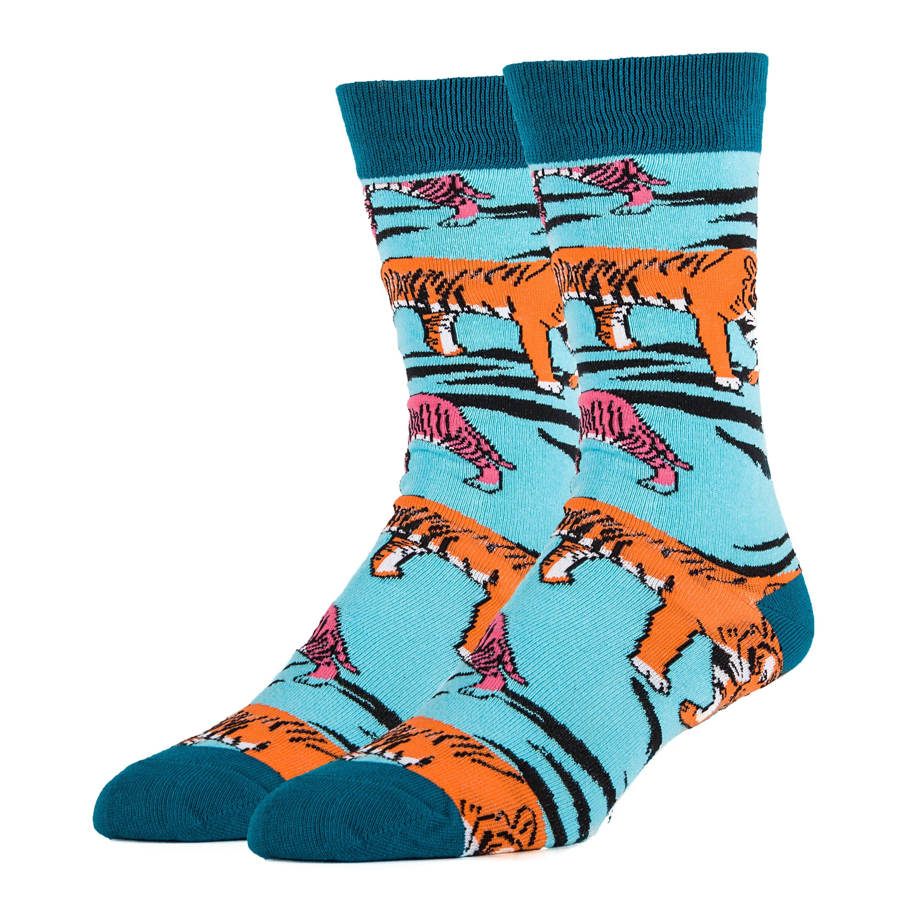 Oooh Yeah/Sock It Up/Oooh Geez Slippers - Wholesale Socks - Men's - Tigerism | Men's Cotton Crew Funny Socks2