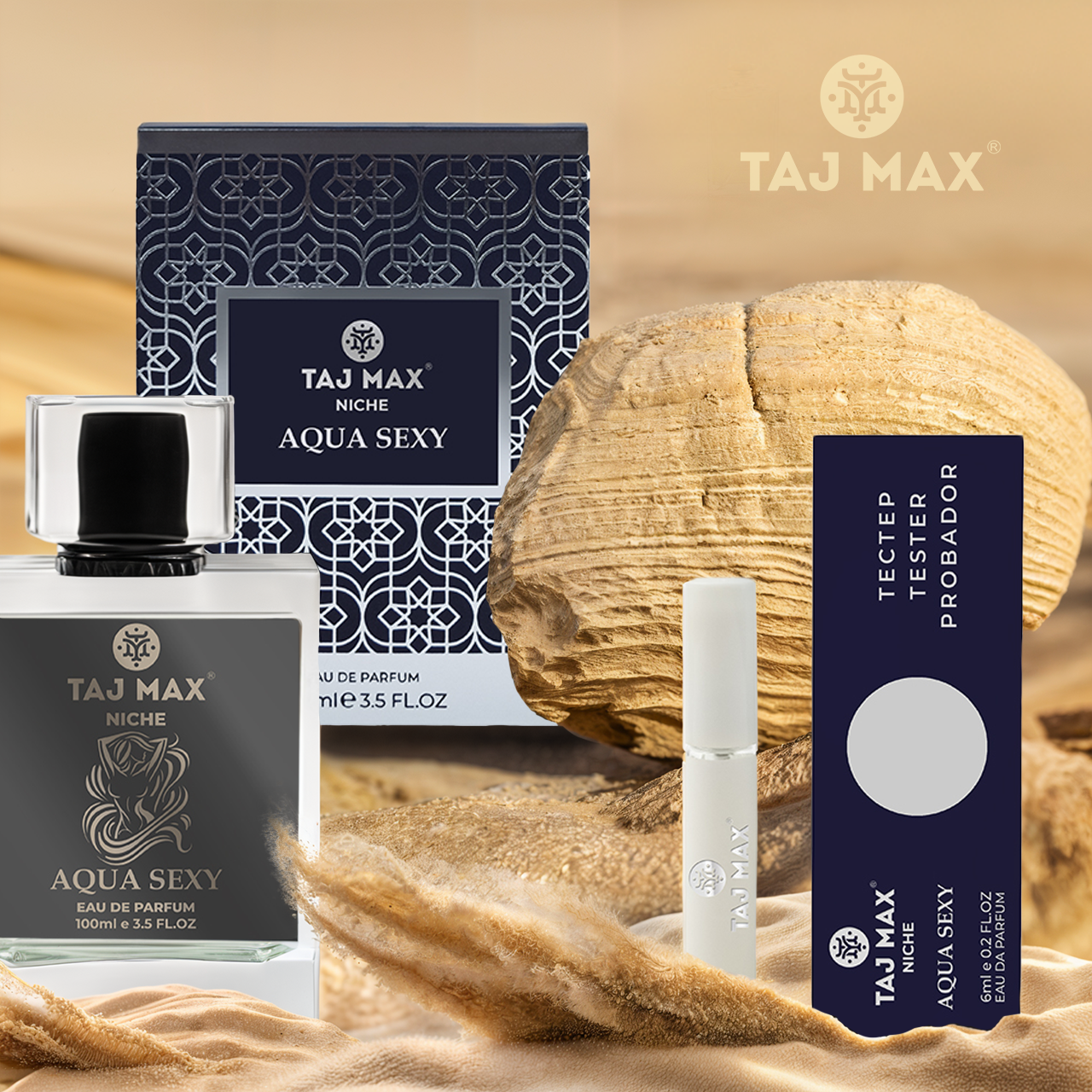 Daspar – wholesale Parfymer/Eau de Toilette – TAJ MAX AQUA SEXY 3.4 OZ Dubai Långvarig Parfym4