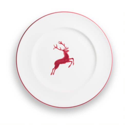 Gmundner Keramik Handels GmbH - Wholesale Dinner Plate - Bordeaux Deer, dinner plate gourmet (diameter 27 cm)1