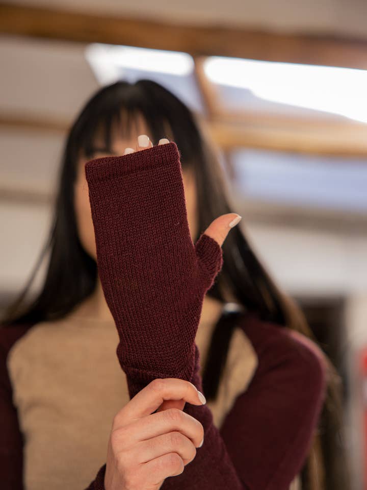 Mitens Médias Zero Waste por atacado de Yanawara