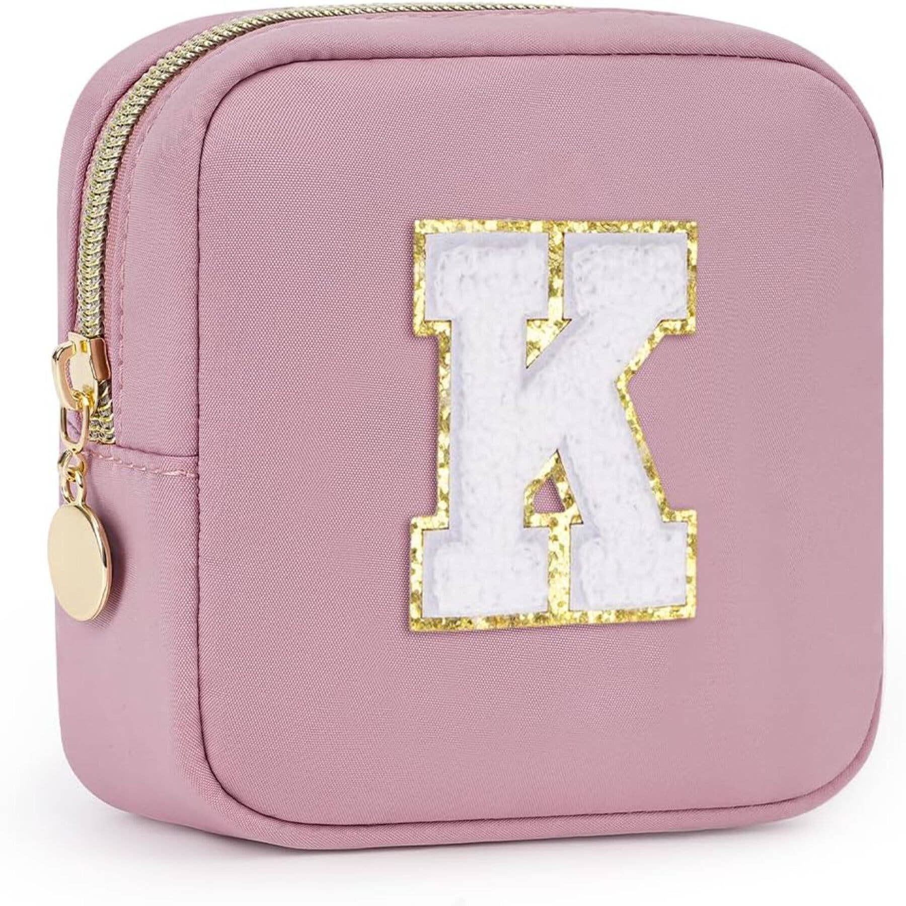 wandf – Großhandel Schmink-/Kosmetiktasche – Personalisierte Monogramm-Tasche Mini Initialen Schminktasche114