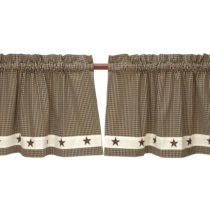 Nivel de ventana - Star Black Check para venta al por mayor de Accent Linen