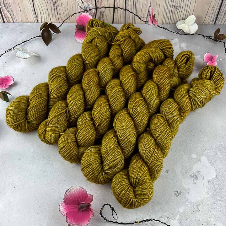 Orchidean Luxury Yarns - Wholesale Yarn - Mulberino 4ply Merino Silk and Yak yarn dyed to order15