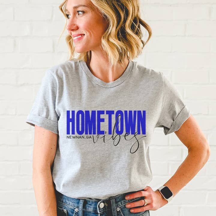 Hometown Vibes Custom Tee - UPDATED COLORS for wholesale by Quotable Life