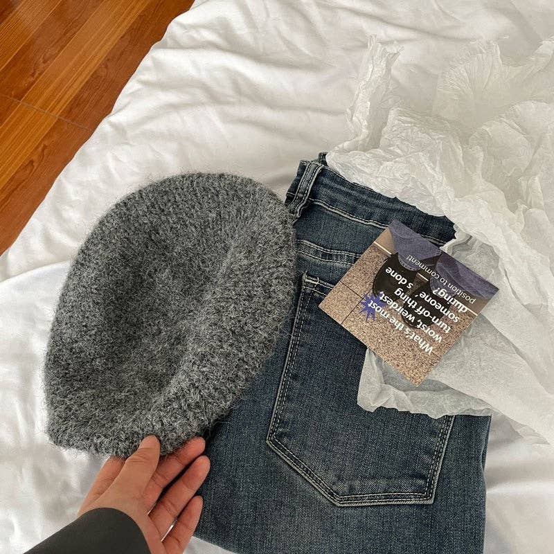 ShieldChic - Wholesale Baret - Dames - Wollen gebreide baret hoed1