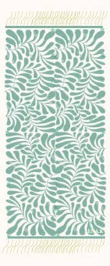 Les foutas de LENA-K – wholesale Strandhandduk – FLOWER FLEUR fouta i jacquardvävd 100 % återvunnen bomull2