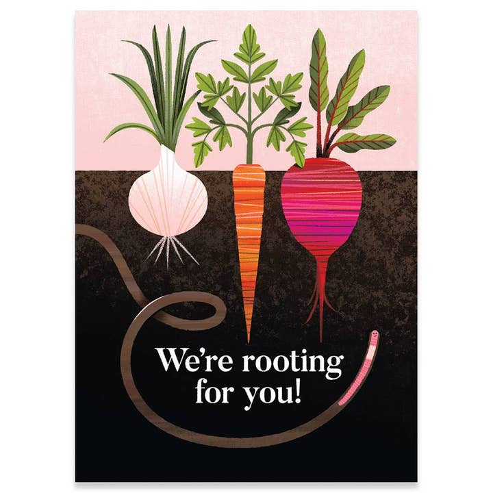 Calypso Cards LLC - Wholesale Good Luck Card - ROOTING FOR YOU GOOD LUCK GREETING CARD 4.5 x 6.25"