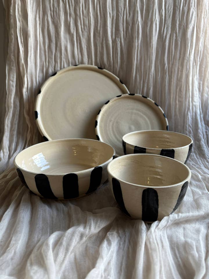 Black Friday Ultimate Kitchen Bundle - Dinner Set for wholesale by Charlotte Manser Ceramics