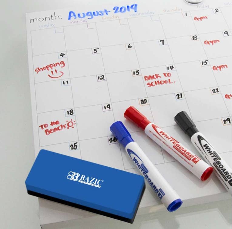 USA HomeMax - Wholesale Storage Bin - Chisel Tip Assorted 3 Color Dry Erase Marker w/ Eraser1